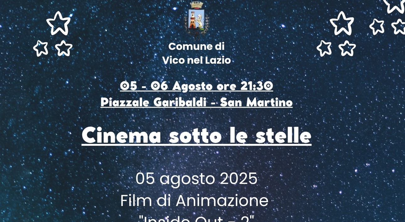Cover evento - cinema sotto le stelle