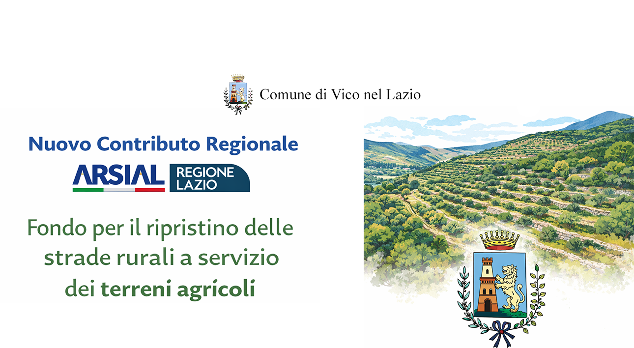 ANTEPRIMA VICO NEL LAZIO 2025 Fondo Strade Rurali